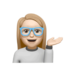 Patrizia Schneiter | © Davos Klosters Mountains Avatar einer jungen Frau mit Brille und blonden Haaren | © Davos Klosters Mountains